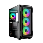 Ant Esports Chassis ICE-410TG Black ( Without Power Supply )