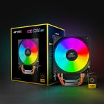 Ant Esports ICE-C200 V2 Rainbow 120mm ARGB Black Case Fans