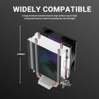 Ant Esports ICE-C200 V2 Rainbow 120mm ARGB Black Case Fans