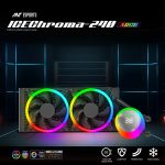 Ant Esports ICE Chroma 240mm ARGB AM5/LGA1851 Black AIO Liquid Cooler