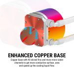 Ant Esports ICE Chroma 360mm ARGB AM5/LGA1851 White AIO Liquid Cooler