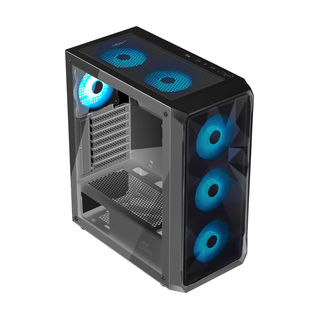 Ant Esports Chassis ICE-112 BLACK ( Chassis Without Power Supply )