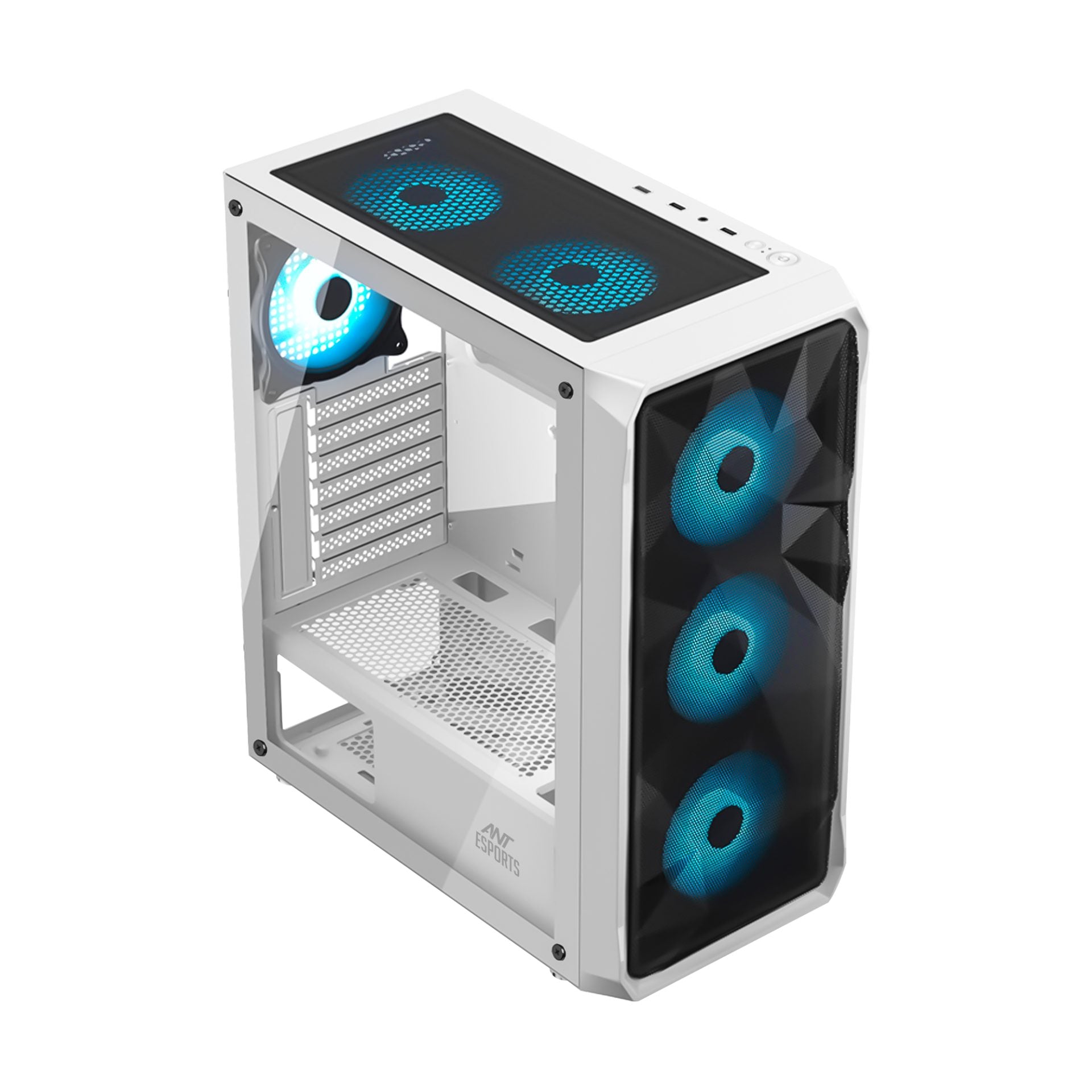 Ant Esports Chassis ICE-112 White ( Chassis Without PSU )