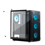 Ant Esports Chassis ICE-112 BLACK ( Chassis Without Power Supply )