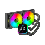 Ant Esports ICE-Flow 240mm ARGB AM5/LGA1851 Black AIO Liquid Cooler