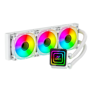 Ant Esports ICE-Glow 360mm ARGB AM5/LGA1851 White AIO Liquid Cooler