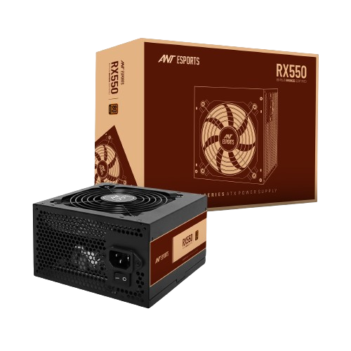 ANT ESPORTS 80+ BRONZE 550WATTS SMPS BLACK - RX550