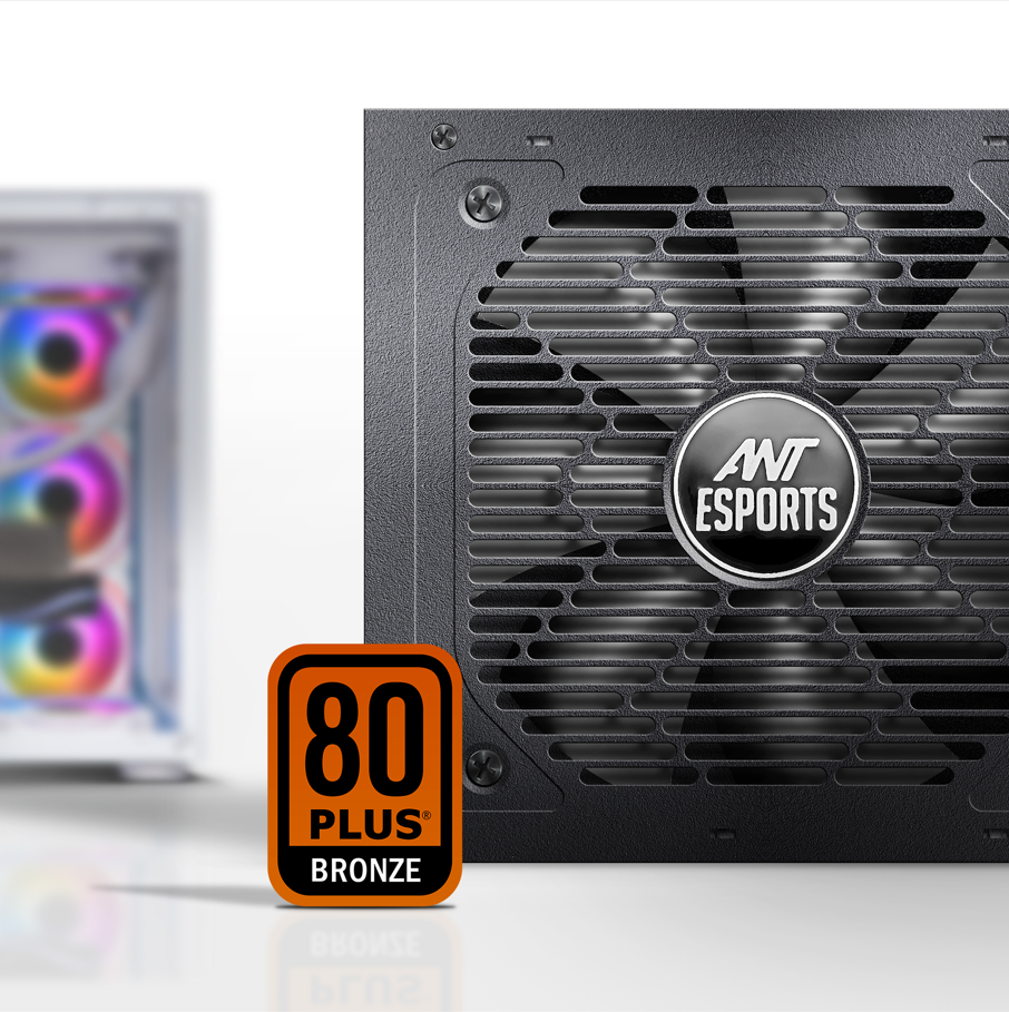 ANT ESPORTS 80+ BRONZE 550WATTS SMPS BLACK - RX550