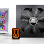 ANT ESPORTS 80+ BRONZE 550WATTS SMPS BLACK - RX550