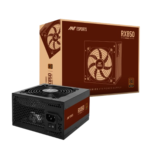 ANT ESPORTS 80+ BRONZE 850WATTS SMPS BLACK - RX850