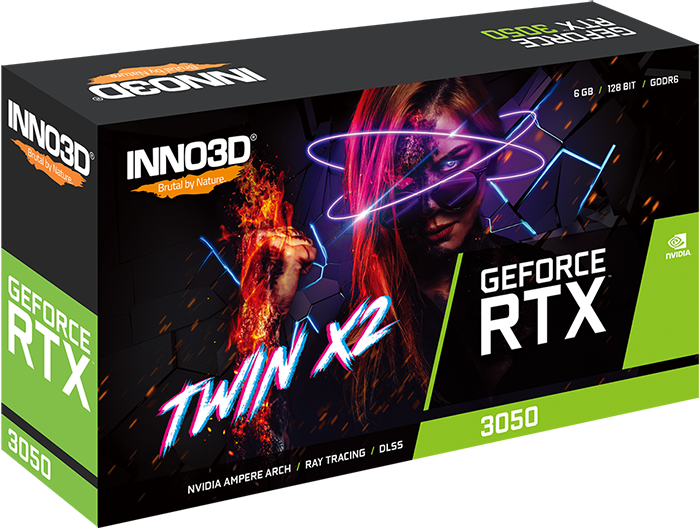 RTX 3050 6GB INNO3D TWIN X2