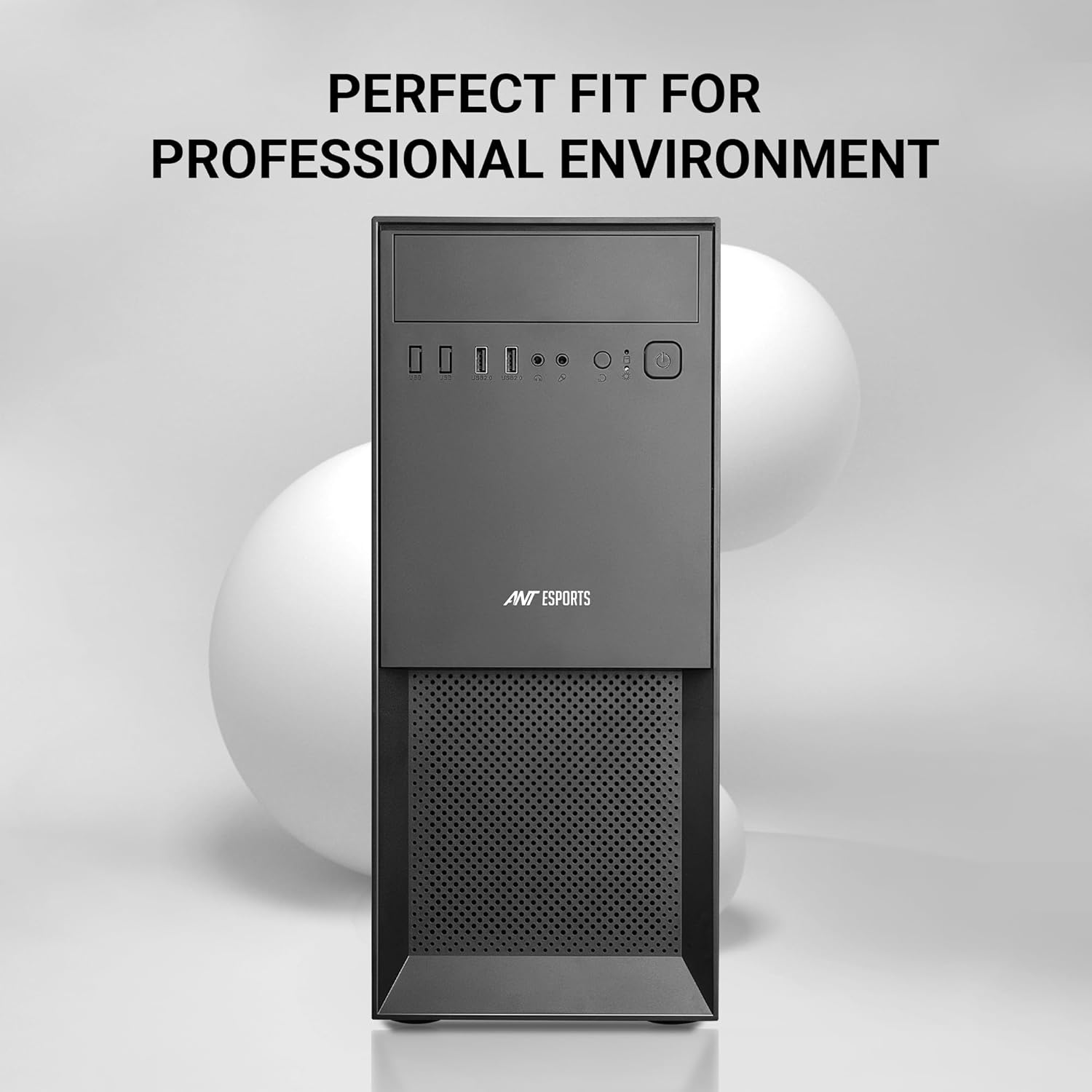 Ant Esports Chassis - Si25 (without Power Supply) Black