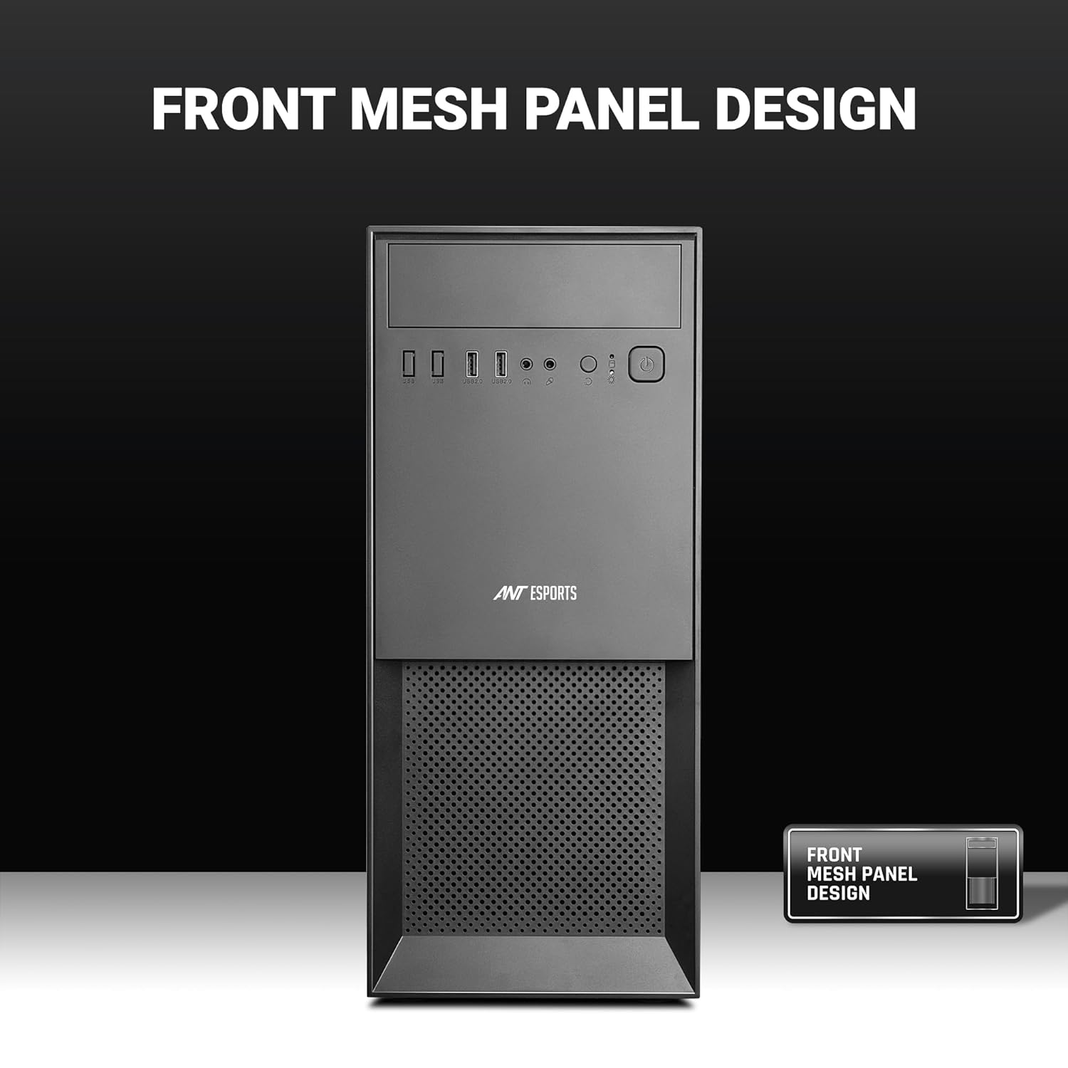Ant Esports Chassis - Si25 (without Power Supply) Black