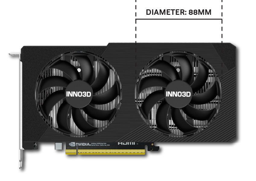 INNO3D RTX 5050 8 GB Twin X2
