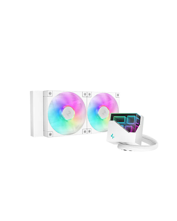 DeepCool LT240 WH ARGB 240mm Liquid CPU Cooler (White)