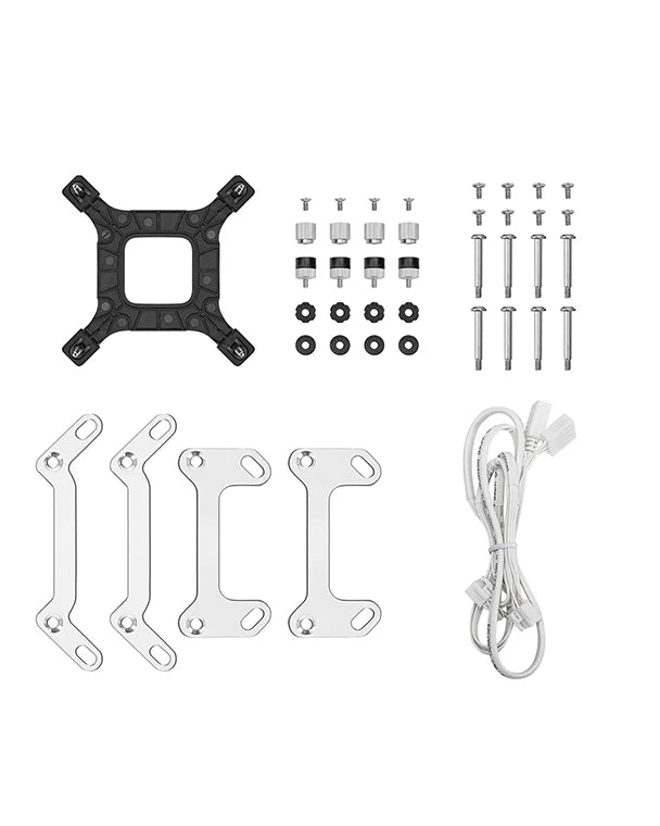 DeepCool LT240 WH ARGB 240mm Liquid CPU Cooler (White)