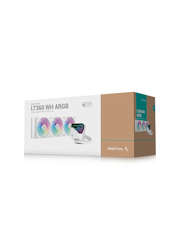 DeepCool LT360 WH ARGB 360mm Liquid CPU Cooler