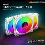 Ant Esports Spectraflow 3x120mm ARGB White Case Fan Kit