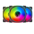Ant Esports Spectraflow 3x120mm ARGB Black Case Fan Kit