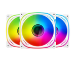 Ant Esports Spectraflow 3x120mm ARGB White Case Fan Kit