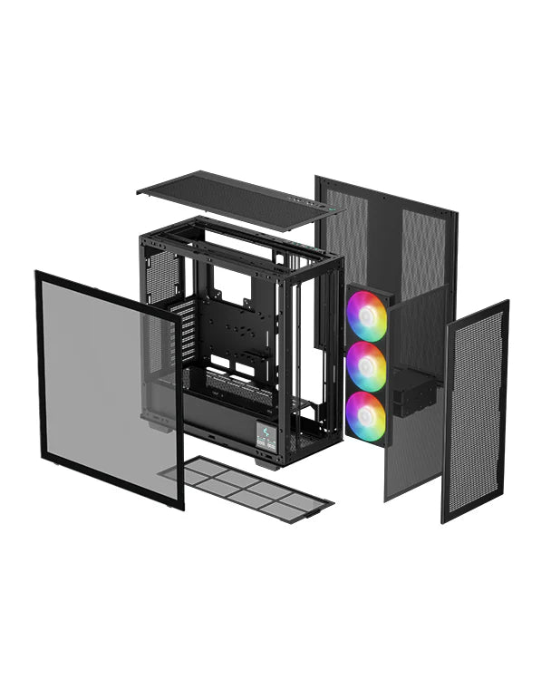 DeepCool MORPHEUS BLK Modular High Airflow ATX Case