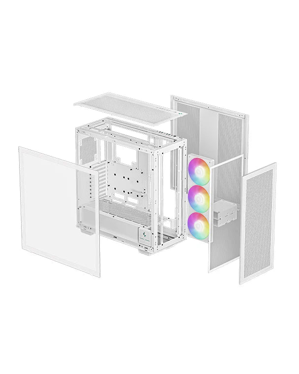 DeepCool MORPHEUS WH Modular High Airflow ATX Case (White)