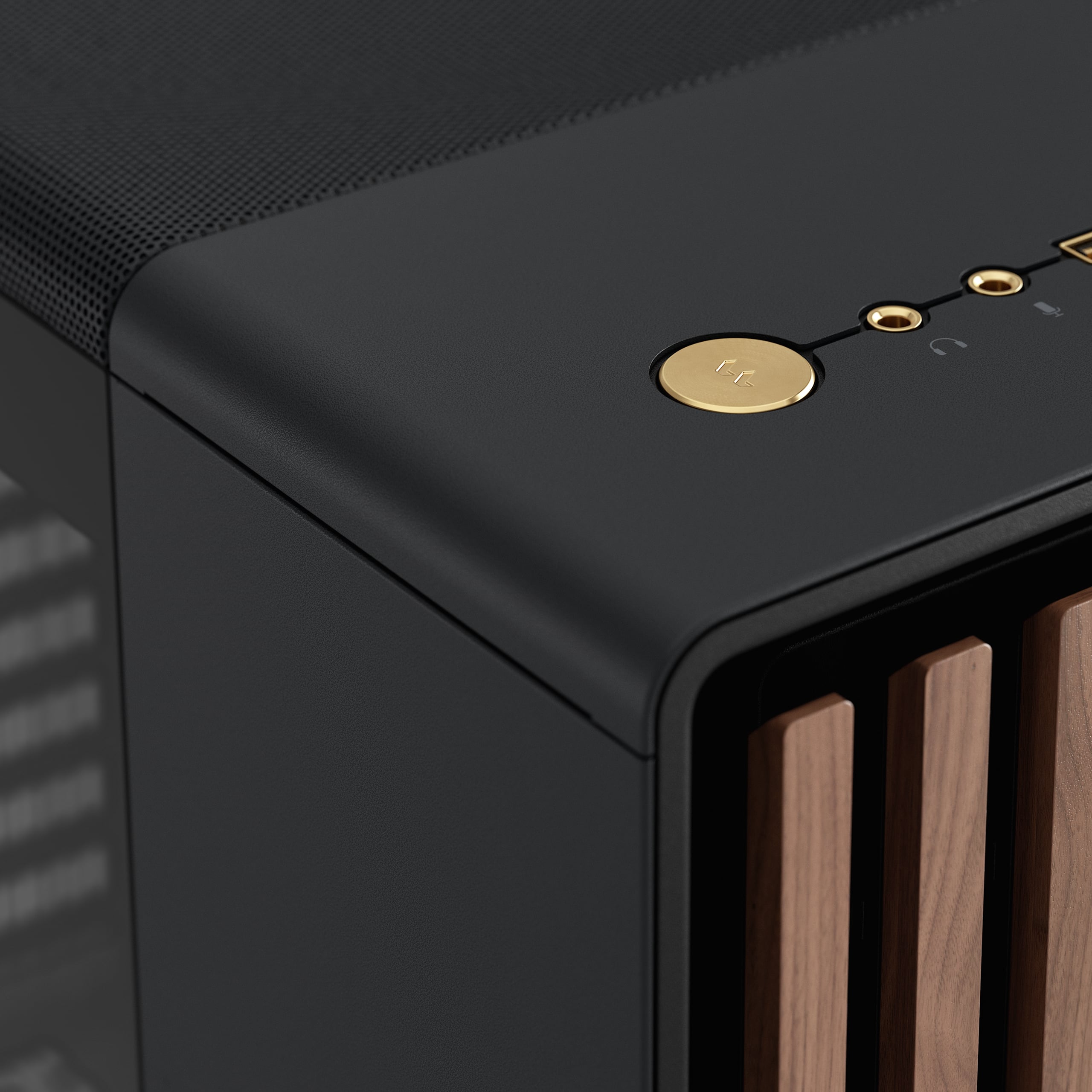 FRACTAL DESIGN North Charcoal Black TG Dark Tint