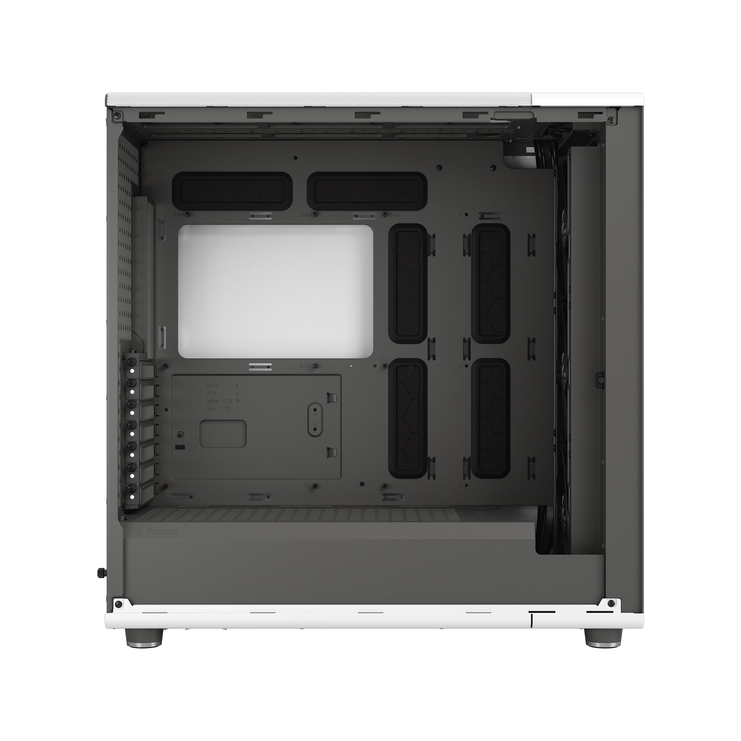 FRACTAL DESIGN North XL Chalk White TG Clear Tint