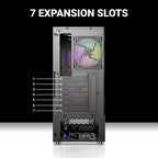Ant Esports Chassis PAPPER 5F - Black & White ( Chassis Without Power Supply )