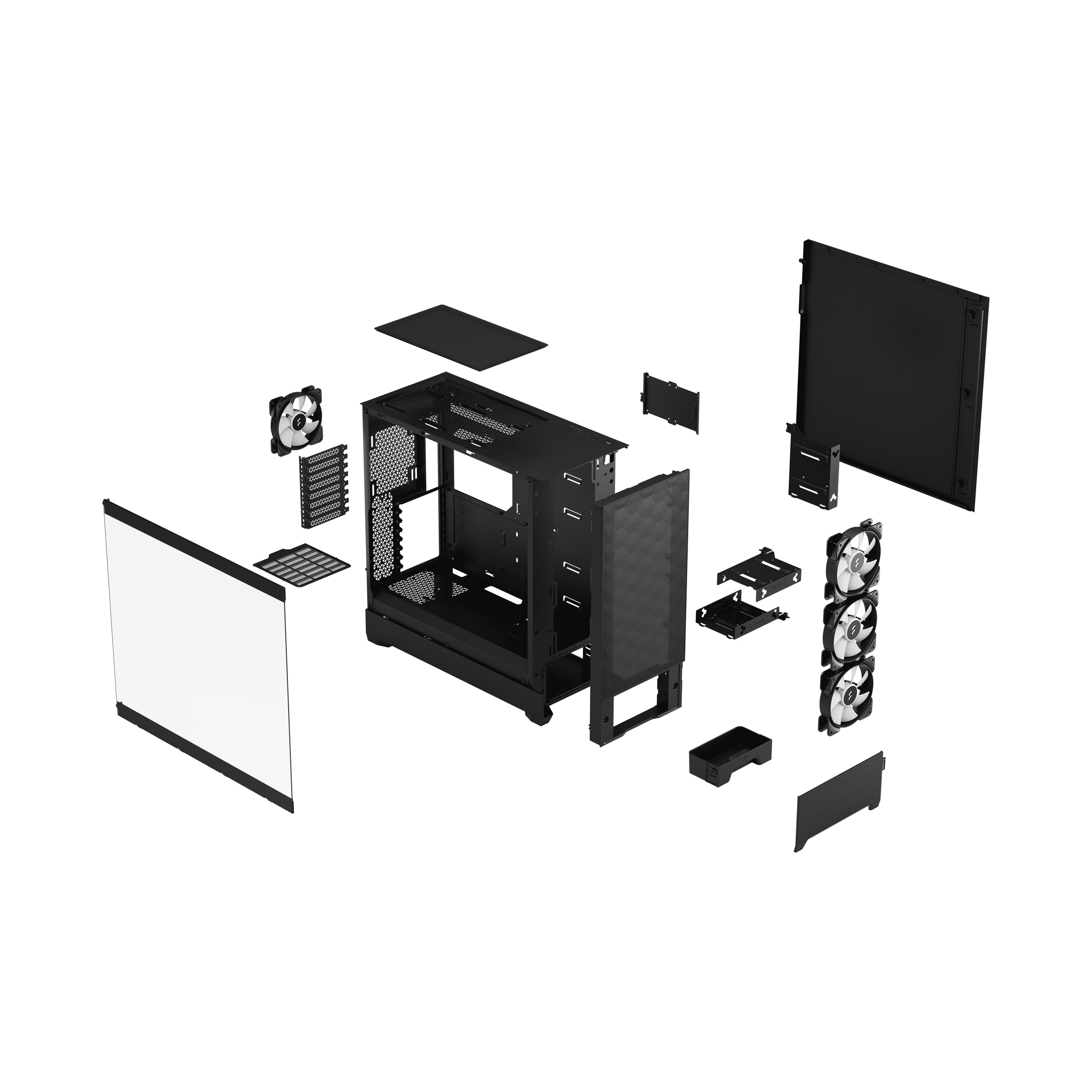 FRACTAL DESIGN Pop XL Air RGB Black TG Clear Tint