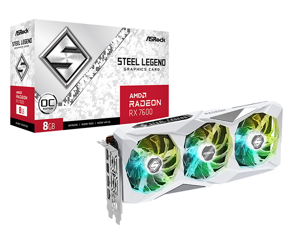 ASROCK RX7600 STEEL LEGEND 8GB
