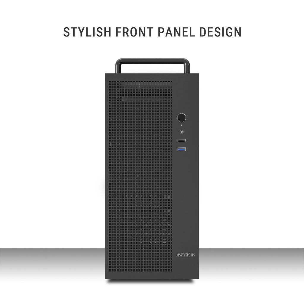 Ant Esports Chassis Si10 - Black ( Chassis Without Power Supply )