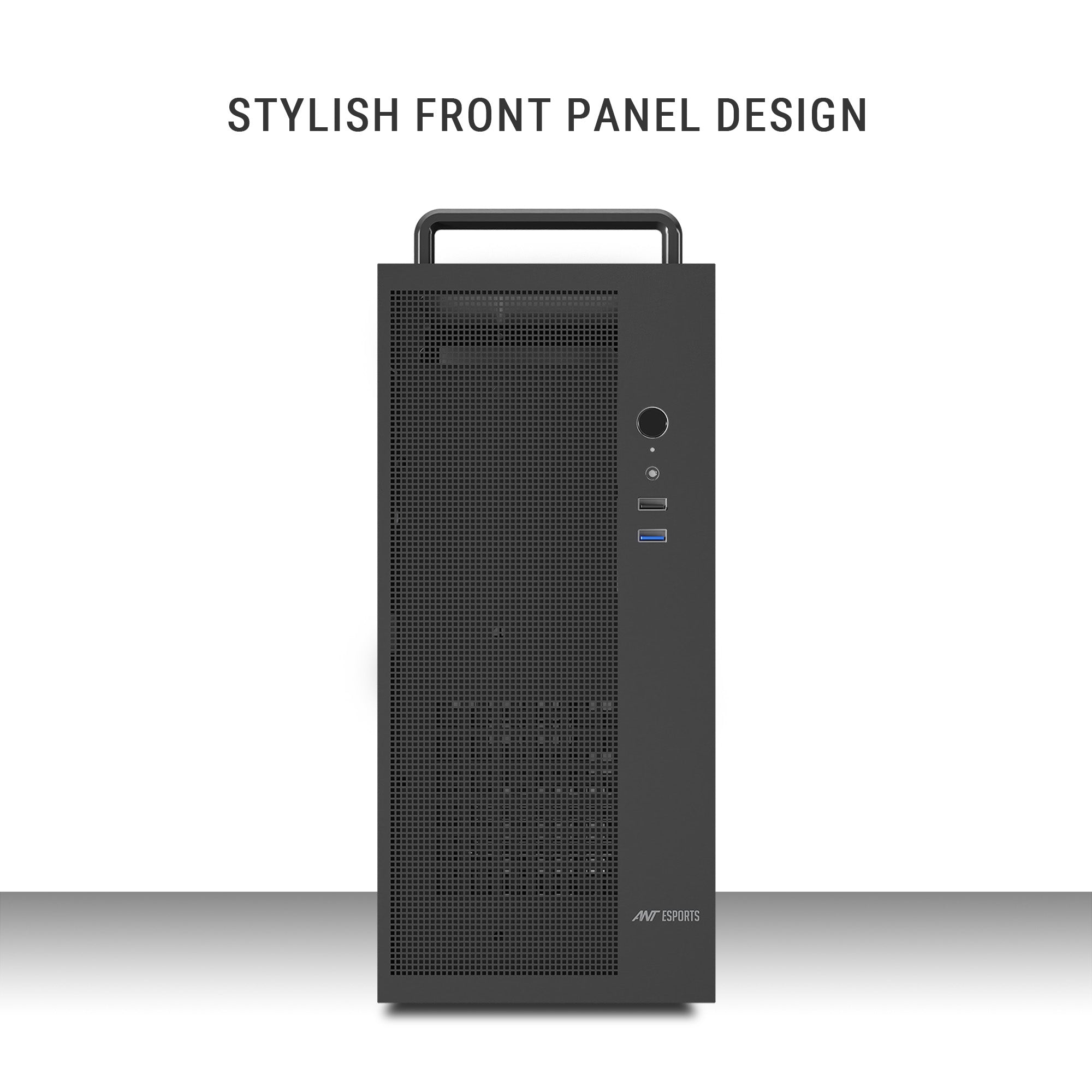 Ant Esports Chassis Si10 - Black ( Chassis Without Power Supply )