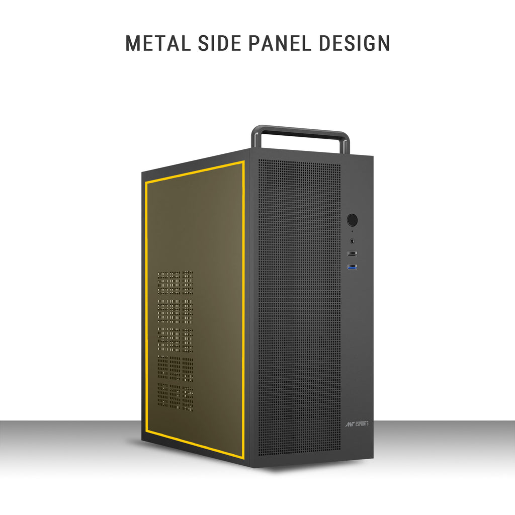 Ant Esports Chassis Si10 - Black ( Chassis Without Power Supply )