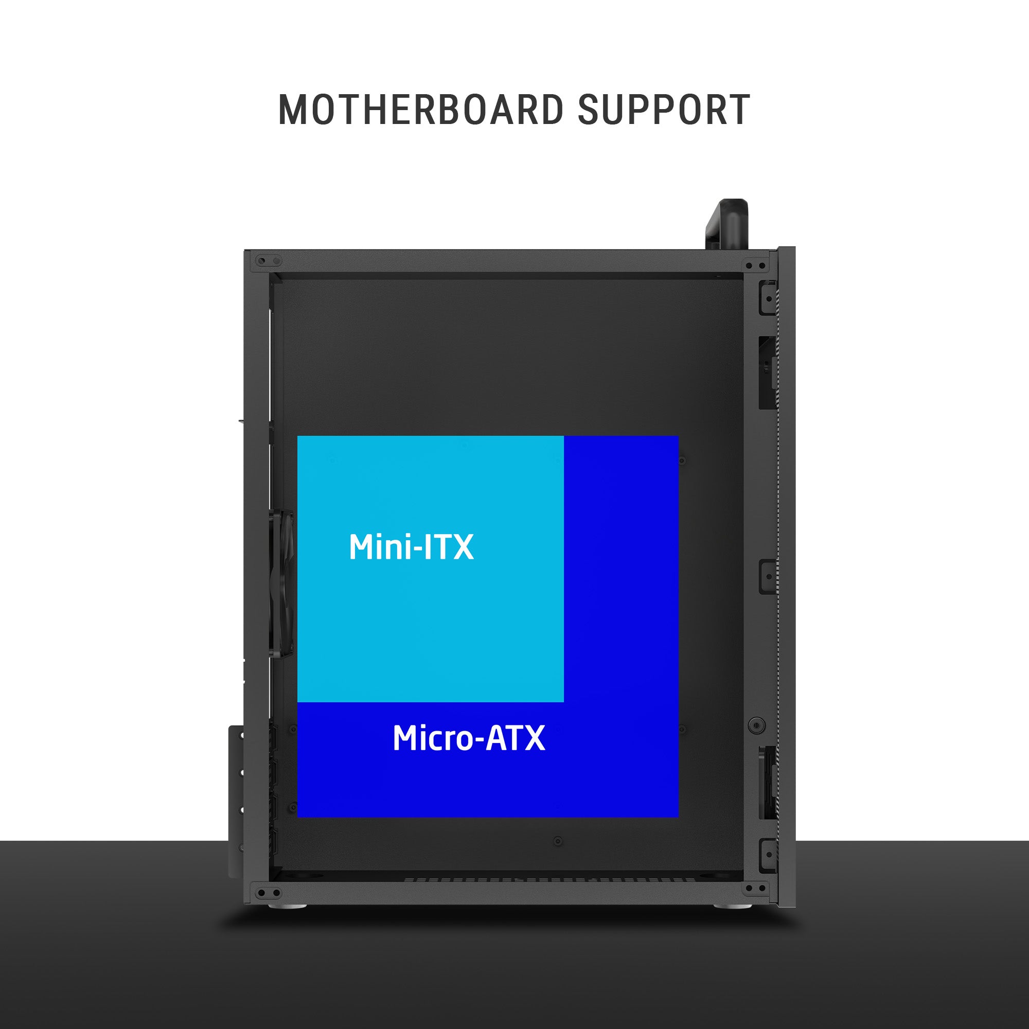 Ant Esports Chassis Si10 - Black ( Chassis Without Power Supply )