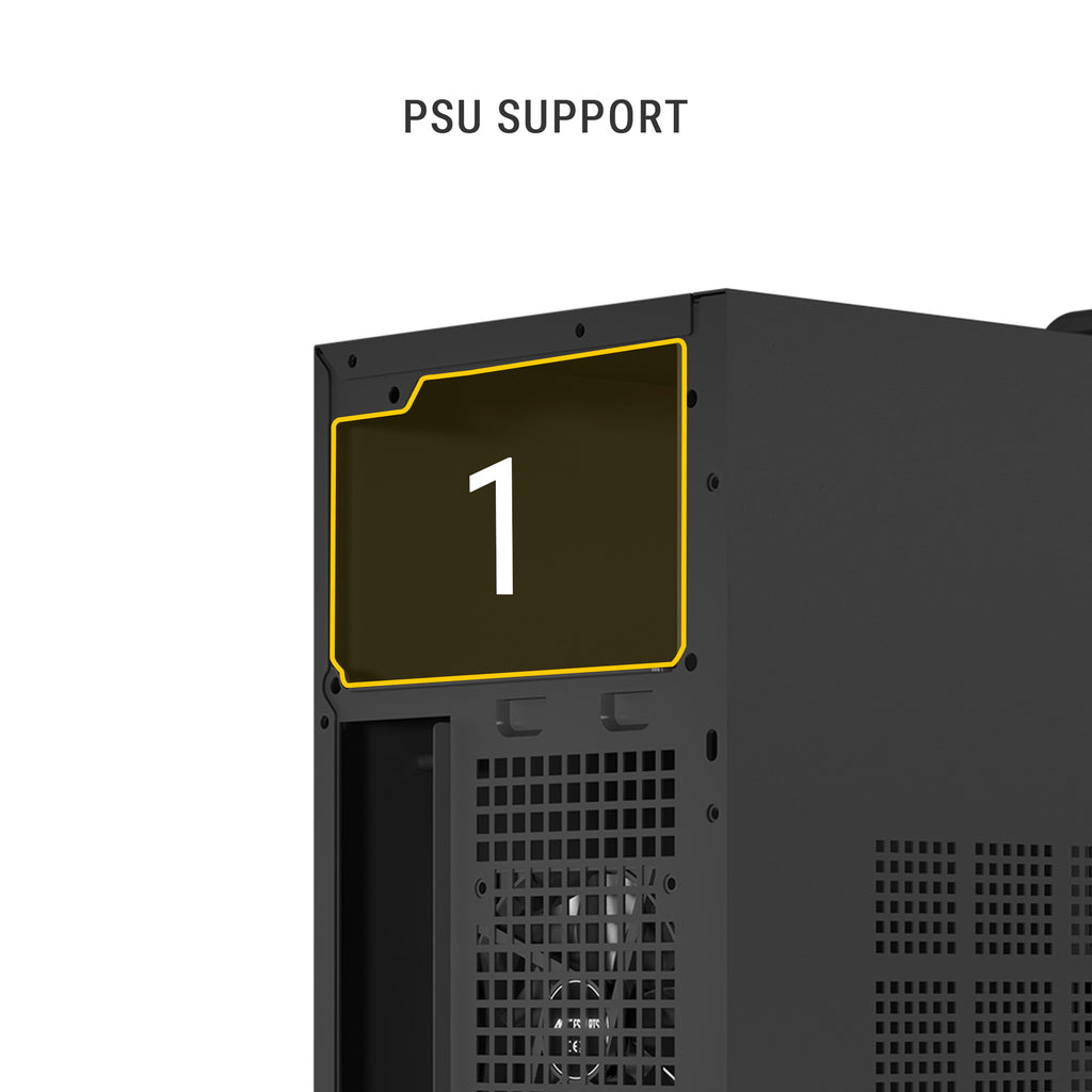 Ant Esports Chassis Si10 - Black ( Chassis Without Power Supply )