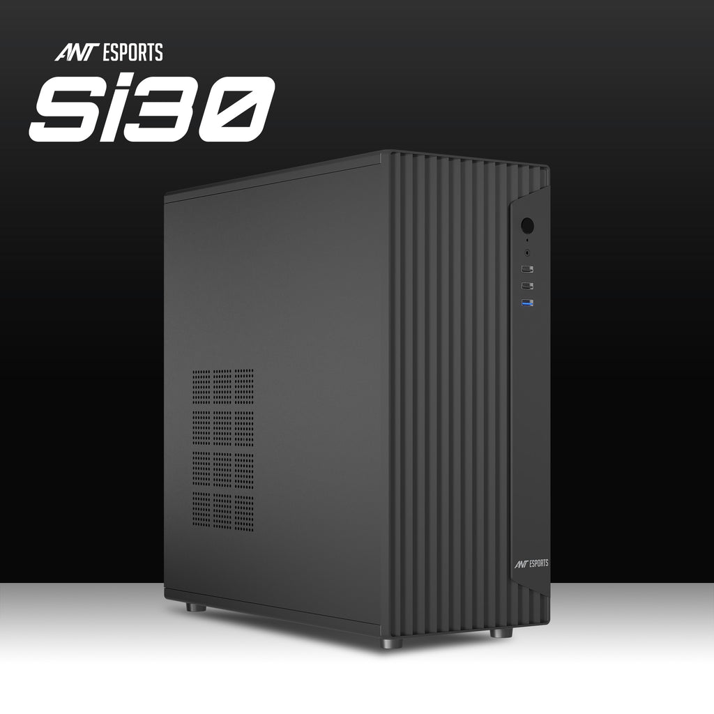Ant Esports Chassis Si30 - Black ( Chassis Without Power Supply ) With Type C Port