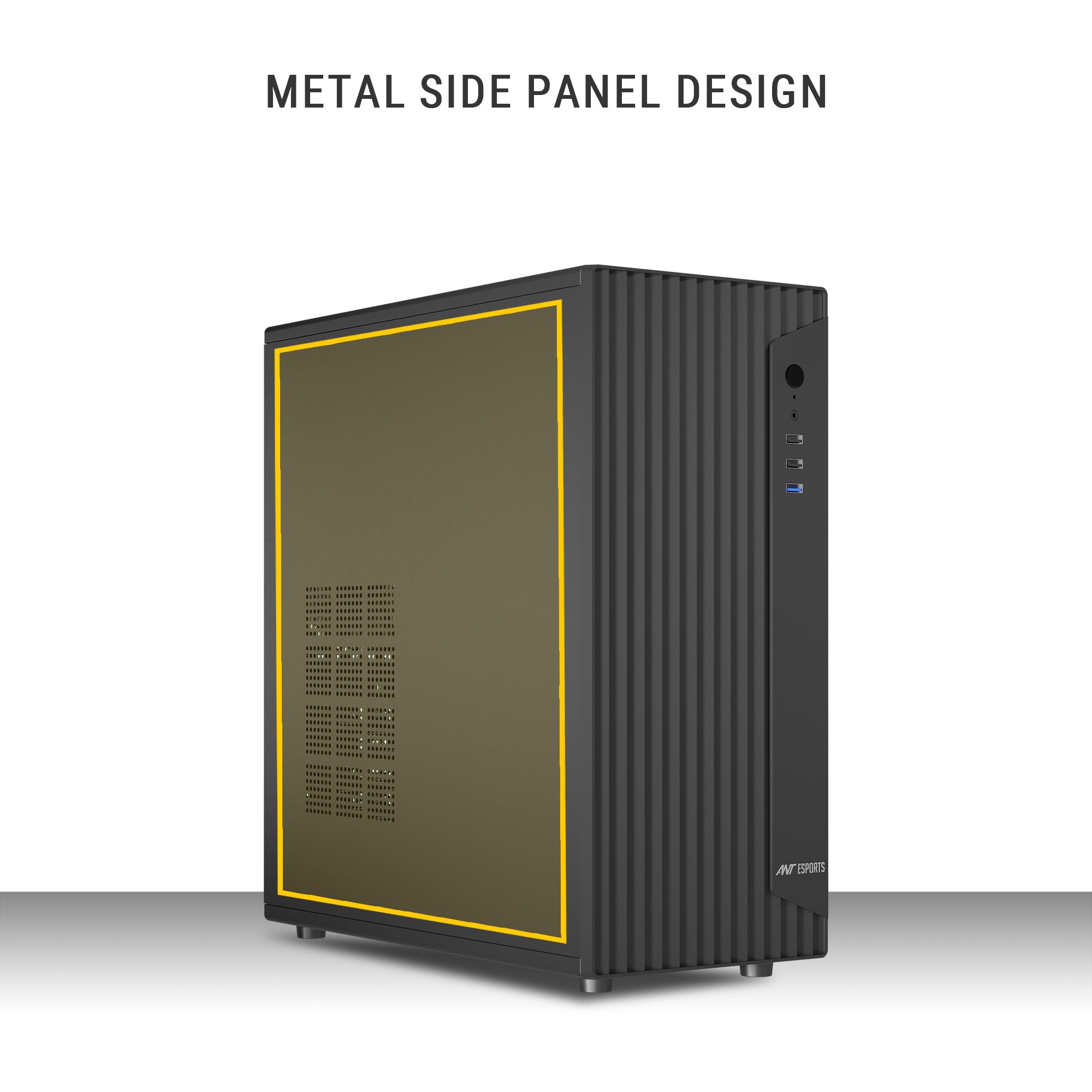 Ant Esports Chassis Si30 - Black ( Chassis Without Power Supply ) With Type C Port