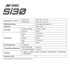 Ant Esports Chassis Si30 - Black ( Chassis Without Power Supply ) With Type C Port