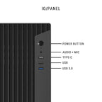 Ant Esports Chassis Si30 - Black ( Chassis Without Power Supply ) With Type C Port