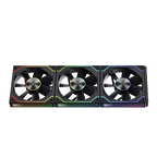 Ant Esports Shiftflow 3x120mm ARGB Revesible Stackable Black Case Fan Kit