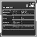 Ant Esports Chassis SI26 ( Chassis Without PSU ) Black