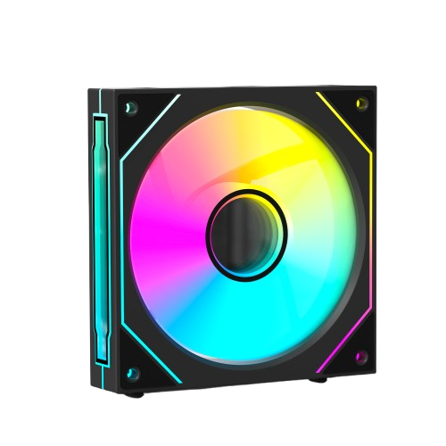 Ant Esports Stackerflow 3x120mm ARGB Stackable Black Case Fan kit