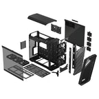 FRACTAL DESIGN Torrent Black TG Light Tint
