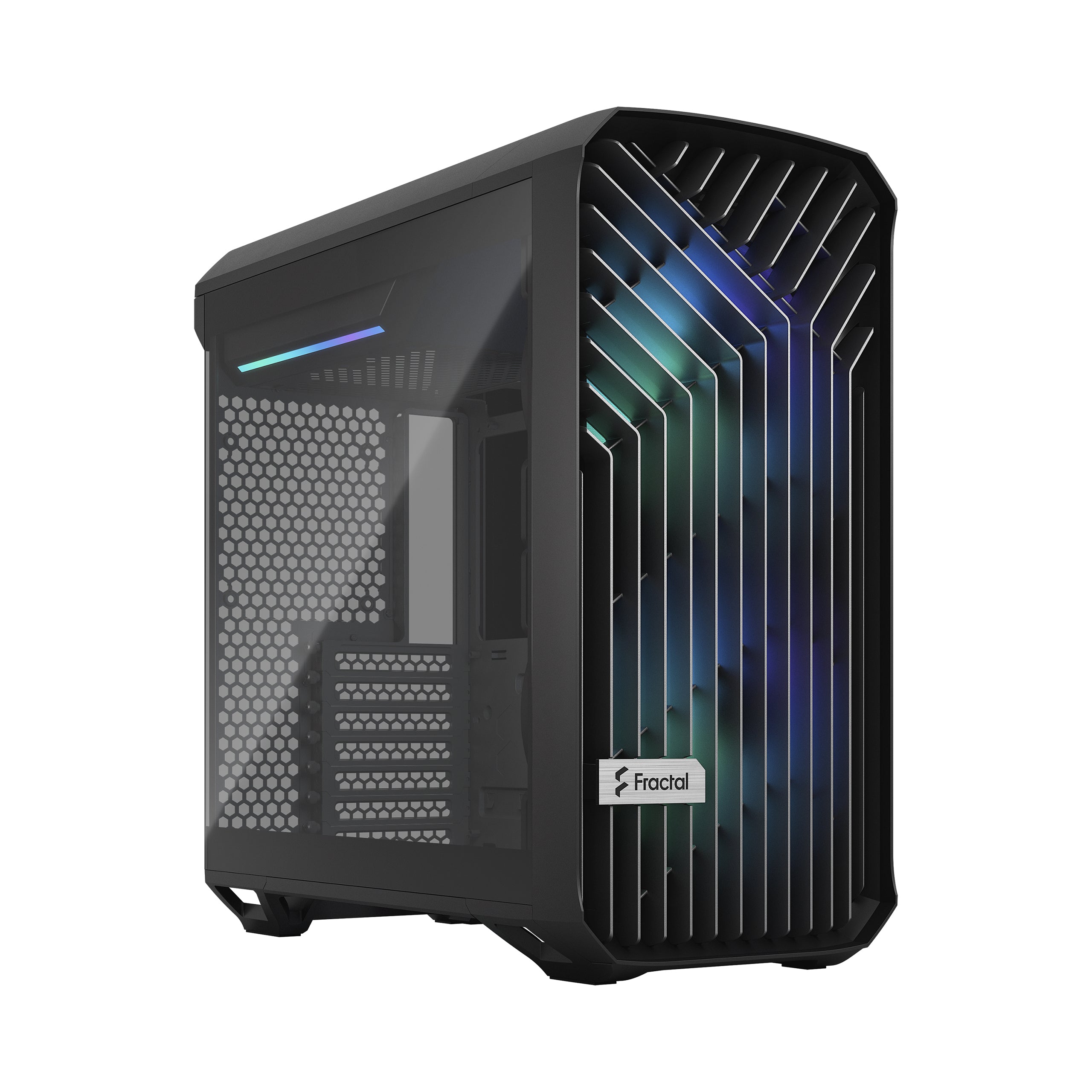 FRACTAL DESIGN Torrent Compact RGB Black TG Light tint