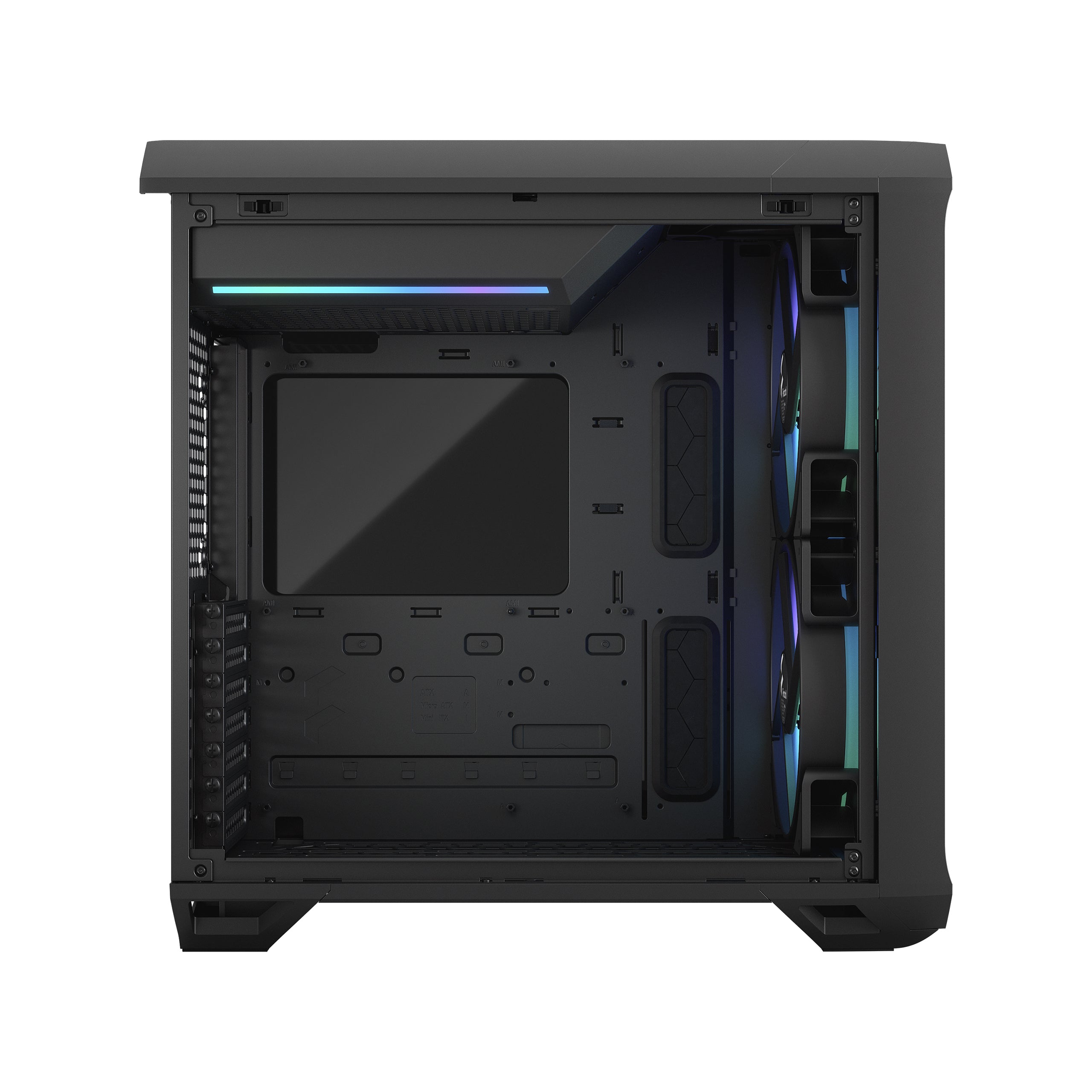 FRACTAL DESIGN Torrent Compact RGB Black TG Light tint