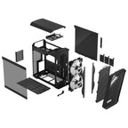 FRACTAL DESIGN Torrent Compact RGB Black TG Light tint