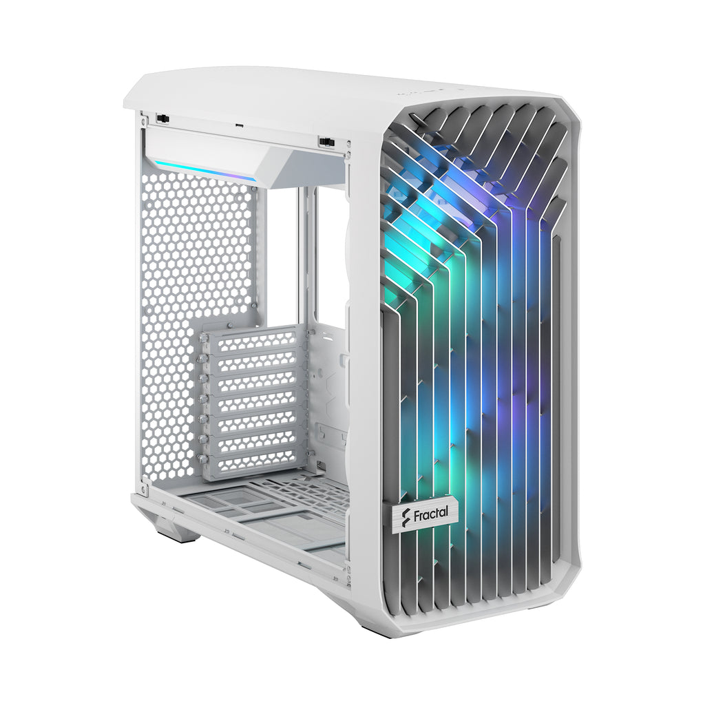 FRACTAL DESIGN Torrent Compact RGB White TG Clear tint