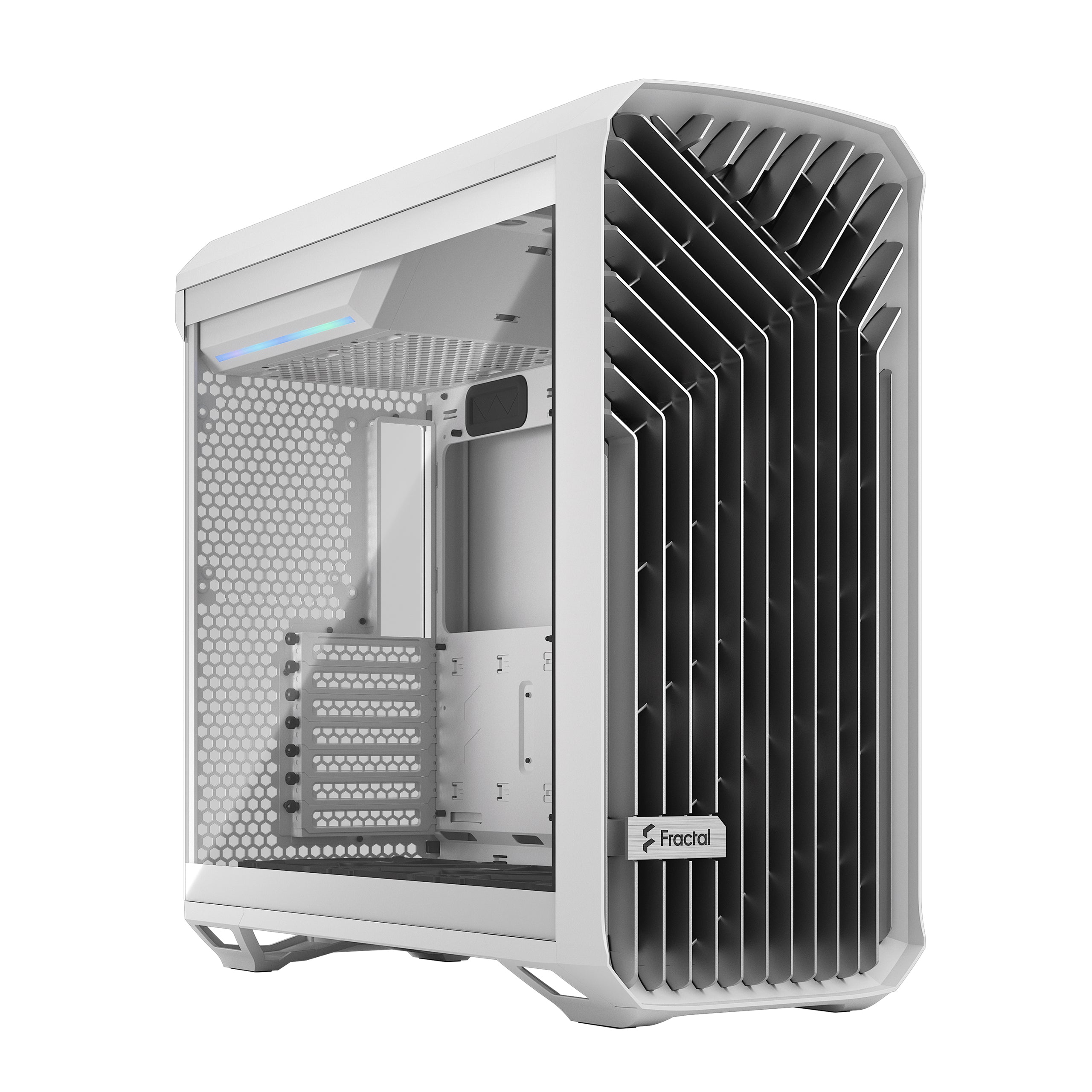 FRACTAL DESIGN Torrent RGB White TG Clear tint