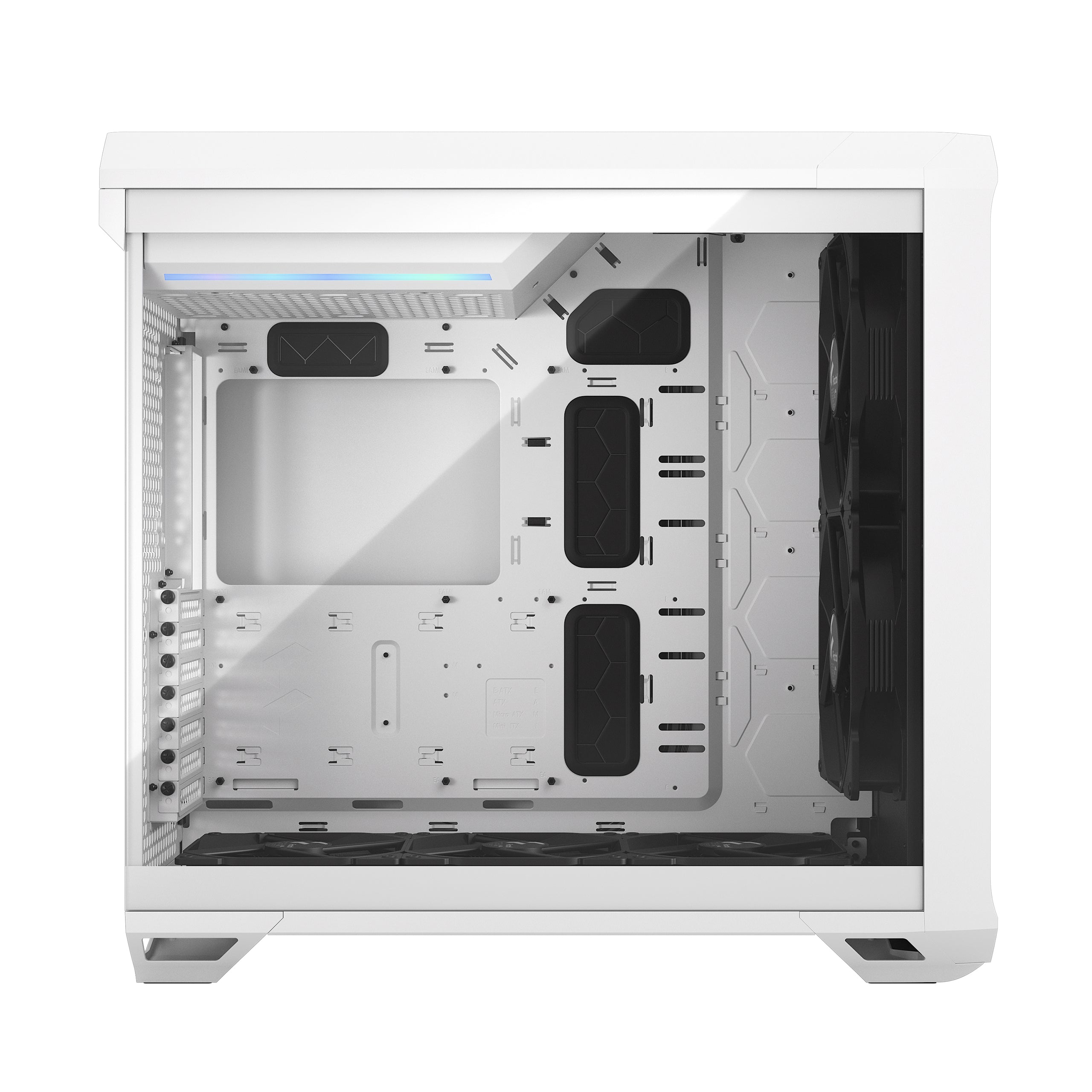 FRACTAL DESIGN Torrent RGB White TG Clear tint